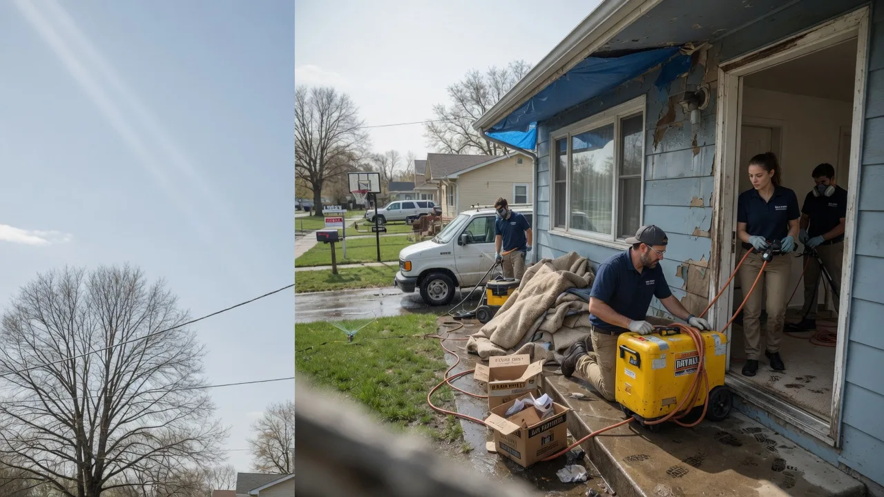 Basement Flood Cleanup in Breezewood, PA near me